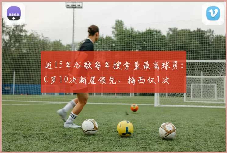 近15年谷歌每年搜索量最高球员：C罗10次断崖领先，梅西仅1次